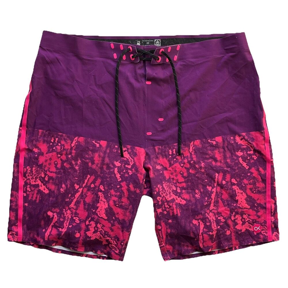 Outerknown Boardshorts Mens 38 Lightweight Stretch Unlined SwimTrunks Surf Beach
